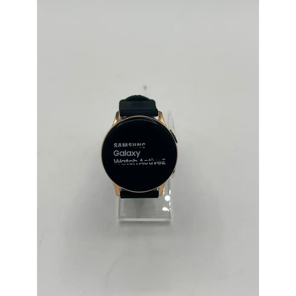 Samsung Galaxy Watch Active2 SM-R835U 40mm LTE Gold Dial Black Band 4gb